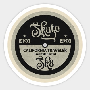 Skate Vintage Session Sticker